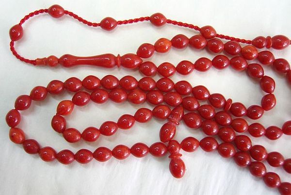 From the collection of Tesbihci a superb 99 beads Tesbih   Masbaha