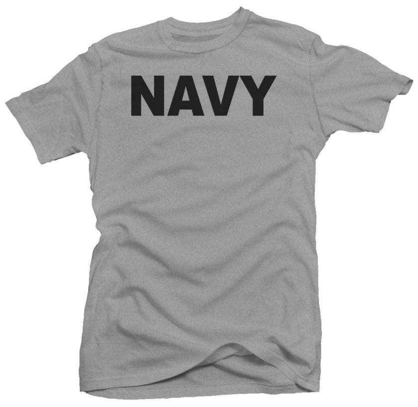 Classic NAVY Military US Mens PT Cool Gym New T shirt  