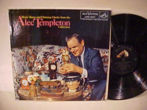 1958 Music boxes & chiming clocks Alec Templeton LP RCA  