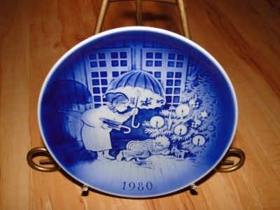 1980 SVEND JENSEN H Christian Andersen Christmas Plate  