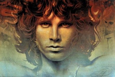 Jim Morrison from The Doors Cross Stitch Pattern Chart  