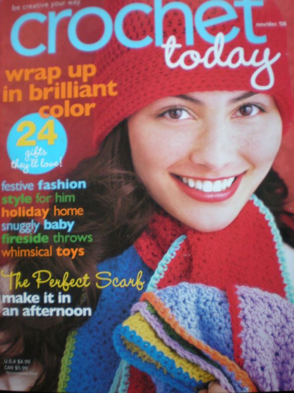 CROCHET TODAY NOV   DEC 2008 24 CROCHET PATTERNS  