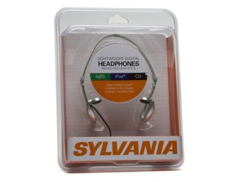 NEW Sylvania Behind Head Headphones , iPod, PC, etc 633711002966 