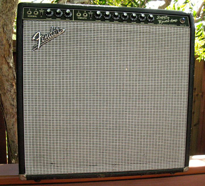 1966 Vintage Fender Super Reverb Blackface Amp Amplifier  