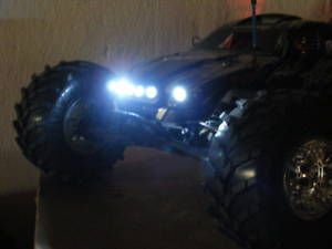 RC LED LIGHT KIT 4 WHITE 4 RED,TRAXXAS,CEN,HPI,REVO  