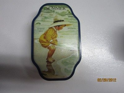 Good Housekeeping Tin Summer August 1918 Child on Beach Hearst 