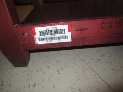   Allen Country Colors Lighted China Hutch Cranberry Red 679 Finish