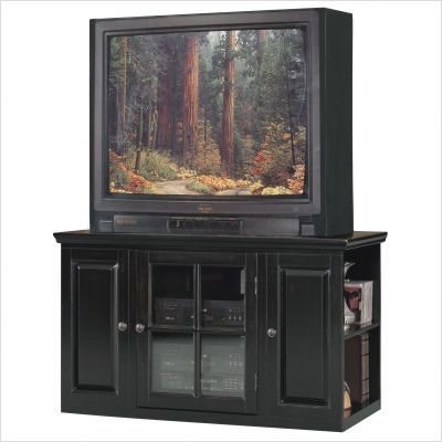 Riley Holliday 42 Plasma TV Stand in Black Rub 83159  