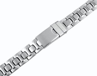 APOLLO 12mm 13mm 14mm Watch Strap Bracelet Stainless Steel Satin 