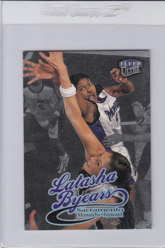   Ultra Platinum 88p LATASHA BYEARS monarchs card /99 Medallion  