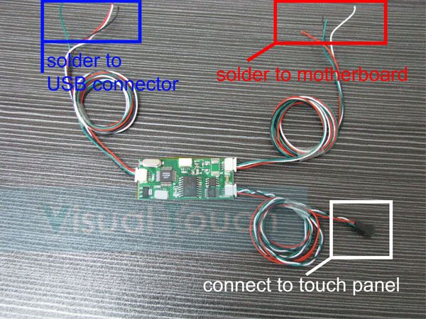 13.3 4 wire Flexible Touch Screen Panel Solder Type  