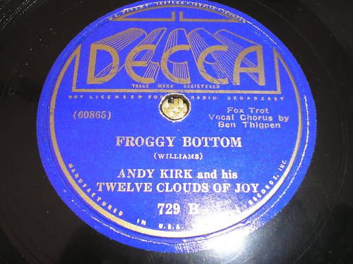 Andy Kirk Ben Thigpen 78 DECCA 729 ORIGINAL RARE listen  