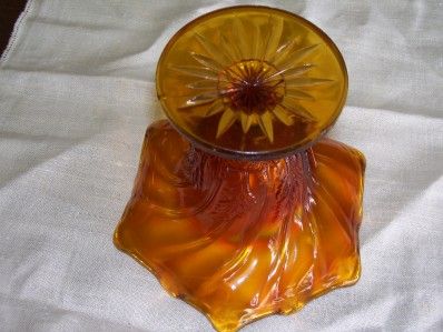 Carnival Glass Westmoreland Leaf Swirl  