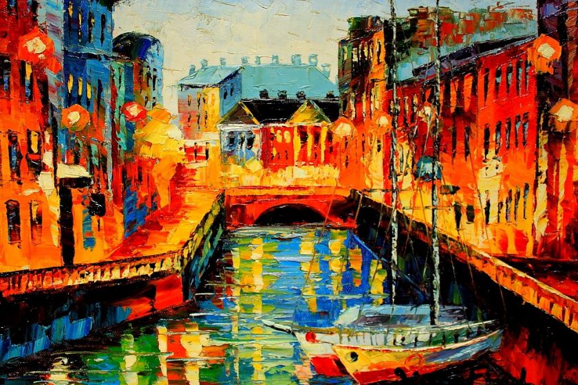 Sweet Venice beautiful gorgeous lovely cityscape oil painting by 