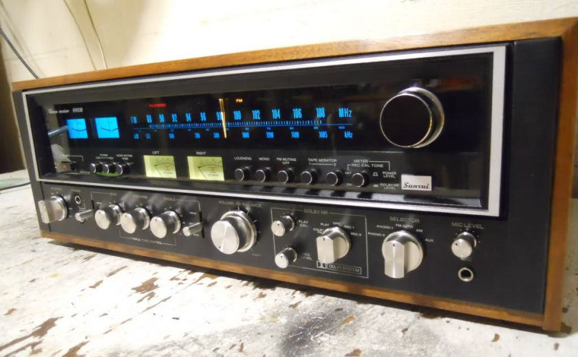 SANSUI 990DB 125WPC~ SUPERB EXCELLENT SOUND, BLACK FACE 9090DB 