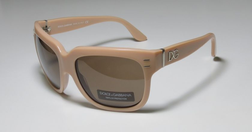 NEW DOLCE & GABBANA 4029 FASHION BEIGE TEMPLES BROWN LENSES SUNGLASSES 