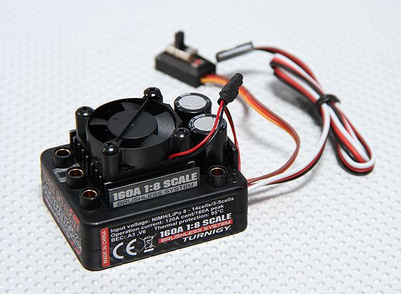   Emaxx sensorless ESC 160A fits lx2e gtp2e lx1e x2 truggy rc8be  