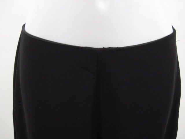 DOLCE & GABBANA Black Zipper Leg Pants Slacks Sz 40  