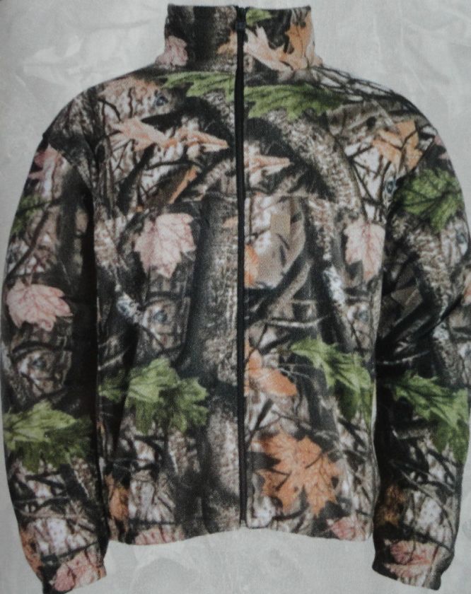 NWT MENS FLEECE CAMO JACKET WOOD N TRAIL ULTIMATE HUNTING JACKET M 