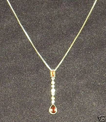 KREMENTZ DIAMOND BIRTHSTONE PENDANT NECKLACE $349  