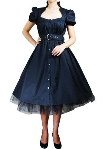 ROCKABILLY PINUP RETRO VINTAGE 50S SWING PARTY DRESS  