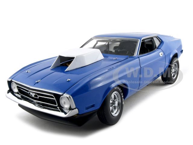 1971 FORD MUSTANG 427 SONC BLUE PRO STOCK 118 DIECAST  