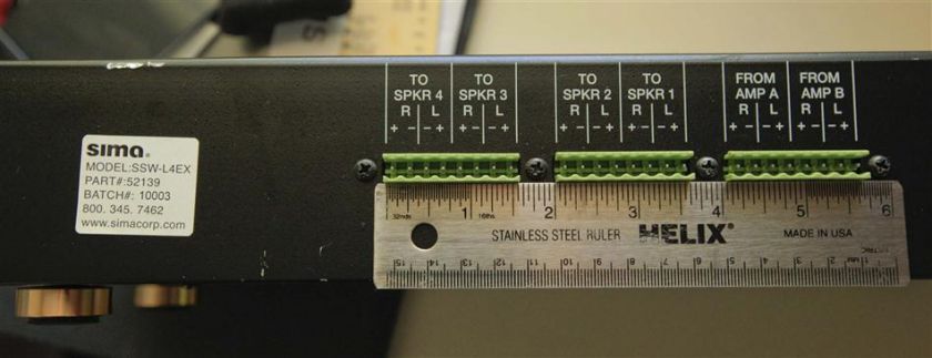 Speaker Connectors for Sima SSW L4E Selector Quantity 2  