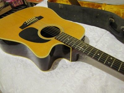 1985 TAKAMINE EF 400C EF400C ACOUSTIC ELECTRIC 12 STRING GUITAR W/CASE 