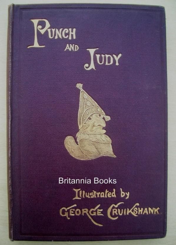 PUNCH and JUDY  History & Dialogue George CRUIKSHANK Engraved Plates 