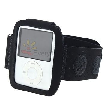 Black Armband Case Skin Accessory Pack For Apple iPod Nano 3G 3rd Gen 