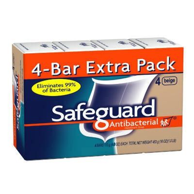 Safeguard 08833 Deodorant Bath Bar Soaps, 4 Ounces   PGC08833  