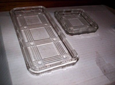   Criss Cross Clear Refrigerator Jar/Dish Lids HAZEL ATLAS  