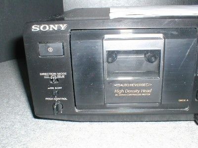   TC WE435 Stereo Dual Double Audio Cassette Tape Deck w/ Pitch Control