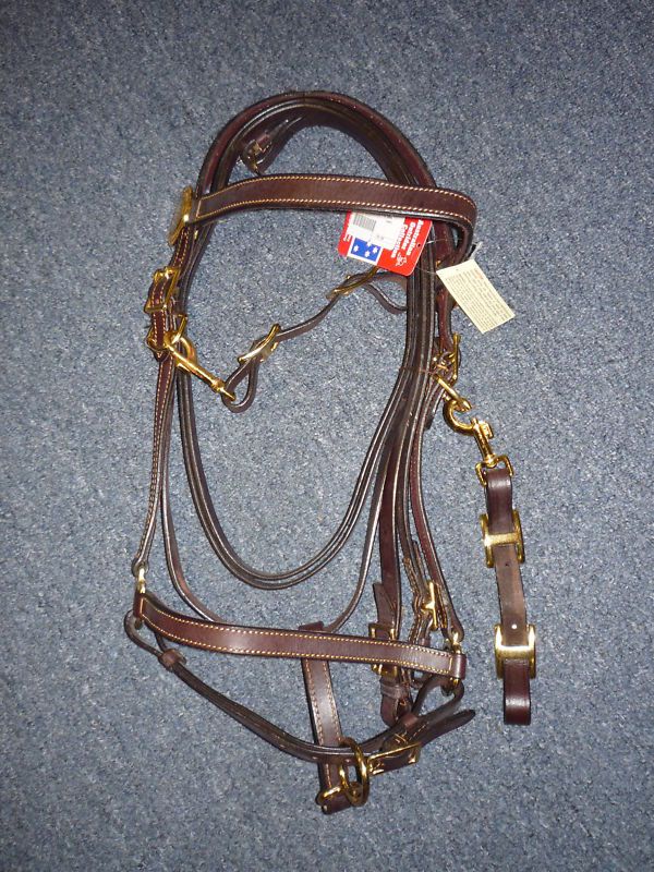 AUSTRALIAN OUTRIDER COLLECTION LEATHER HALTER/BRIDLE  