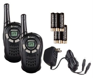 COBRA MICROTALK 16 MILE WALKIE TALKIES HANDHELD RADIOS  