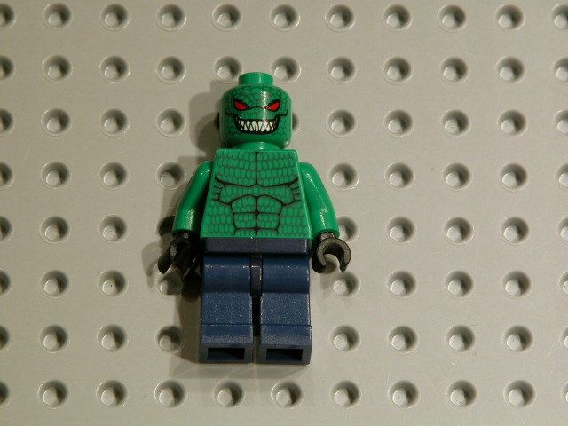 LEGO Killer Croc Minifig From 7780 Batboat Batman VGC  