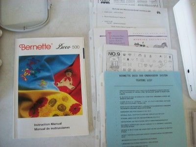 Bernette Bernina Deco 500 Embroidery Sewing Machine +  