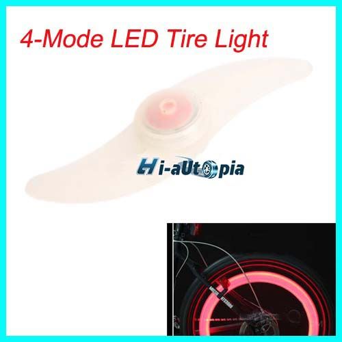 Bike Bicycle Spoke Wire Tire Tyre Silicone LED Light Re  