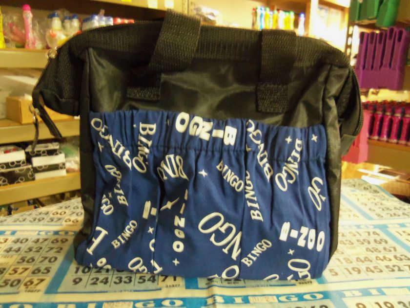 BINGO TOTE BAG SALE $9.99 WITH BINGO BINGO DESIGN BLUE  