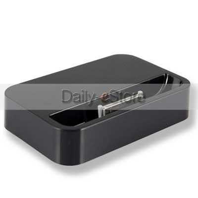 Dock Cradle Docking Station Black for Apple iPhone 4 4G 4S  