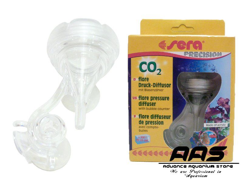 MODEL  SERA flore CO2 Pressure Diffuser with Bubble Counter