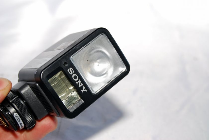 Sony Camcorder Video Light HVL FDH3 flash genuine handicam w/ manual 