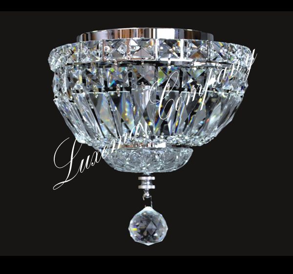 Hallway Ceiling Flush Mount Crystal Light Fixture CH  