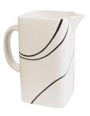 CORELLE CERAMIC GLAZED PITCHER SIMPLE LINES NEW  