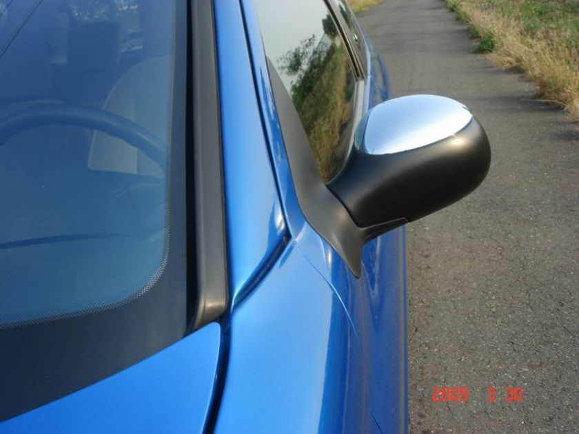   Auction For PEUGEOT 206 & 206cc Chrome side mirror covers 2pcs 1set