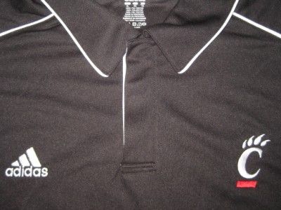 ADIDAS CINCINNATI BEARCATS CLIMA COACHES POLO SHIRT 2XL XXL 2X NEW NWT 