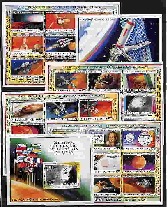 SPACE EXPLORATION   FACE ON MARS MINT SET   $112 VALUE  