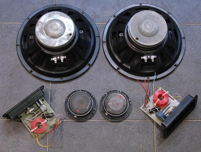 Avid 102 Speaker Parts 10 Woofers 1 Tweeters Crossovers  