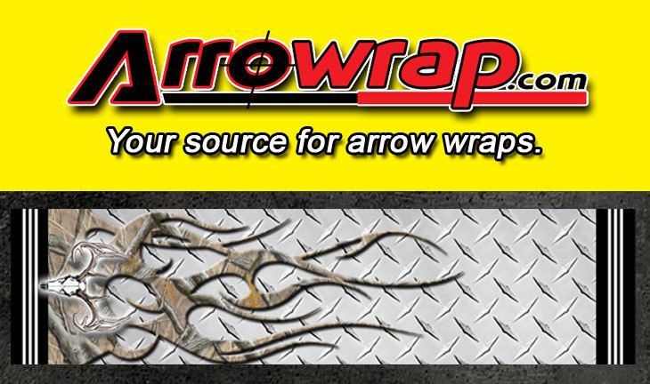 Camo flame diamond plate arrow wraps (pack of 14) 1x4  