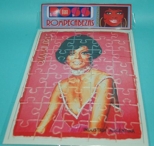 COLLECTIBLE DIANA ROSS ROCK ART PUZZLE ARGENTINA RARE  